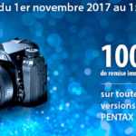 Jusqu’à 300 € de remise immédiate chez Pentax