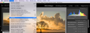 exporter photo lightroom
