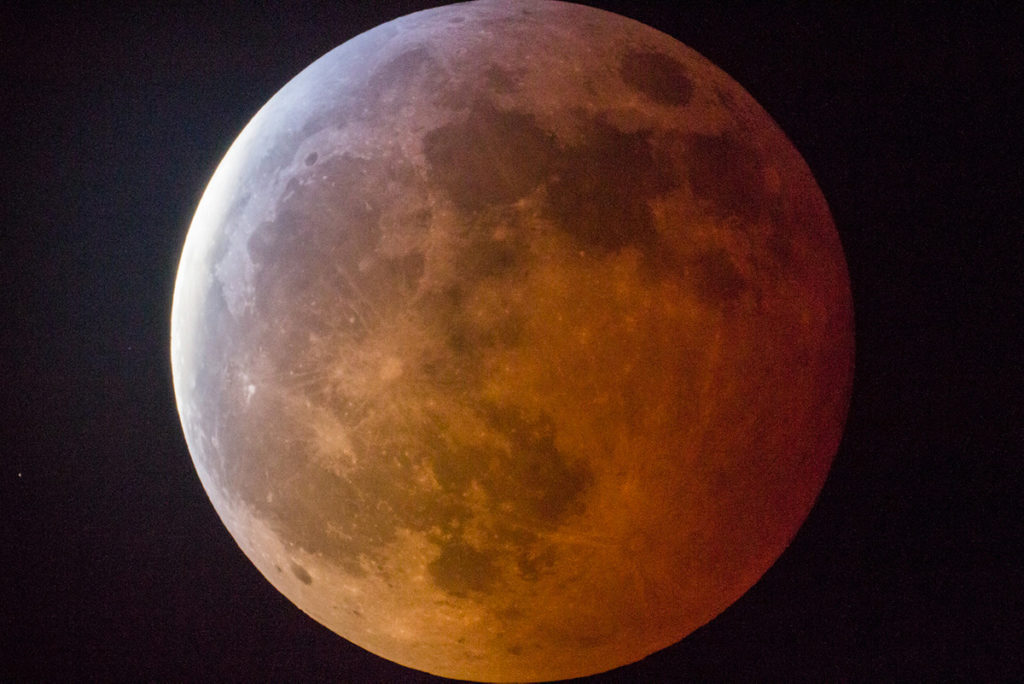 éclipse lunaire 21 janvier 2019 