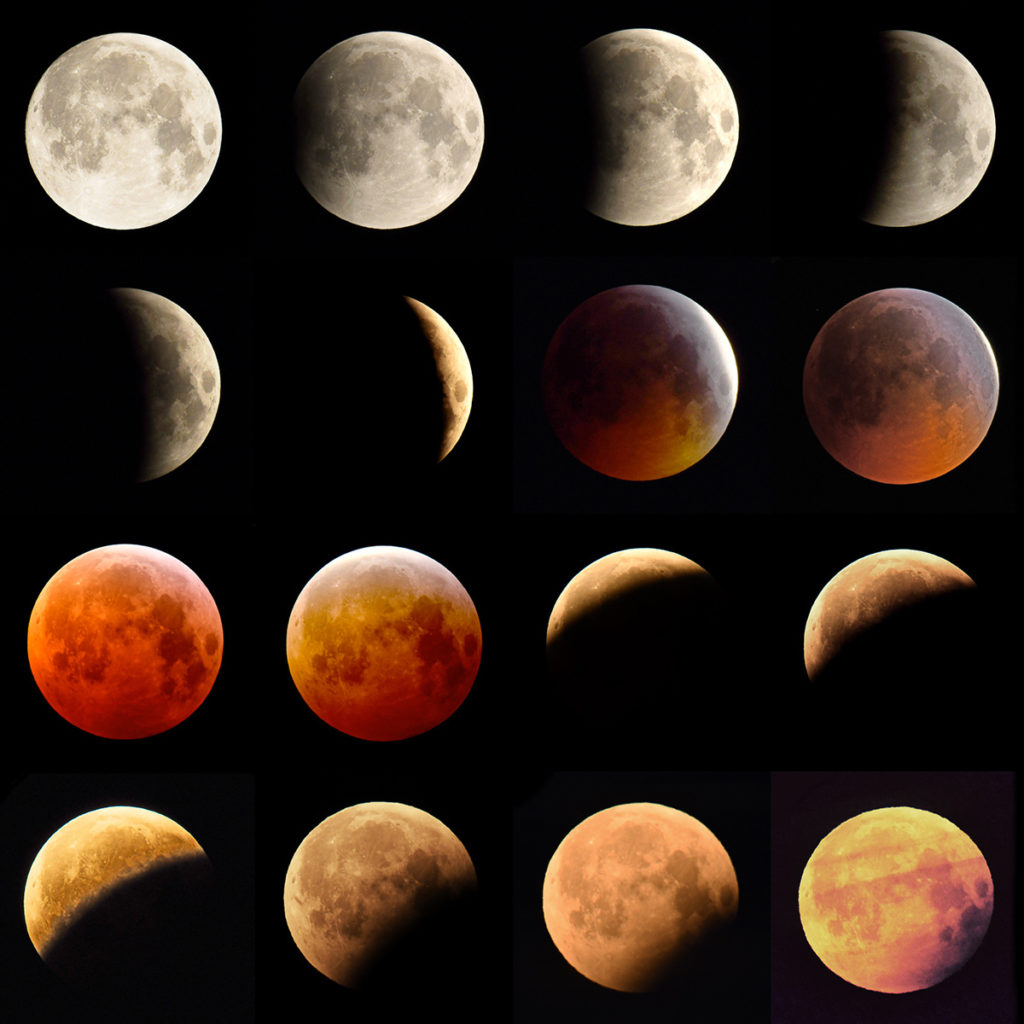 éclipse lunaire 2019 