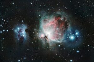 nébuleuse photographie avec une monture équatoriale