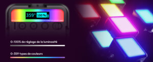 spot couleur pour effet rim light
